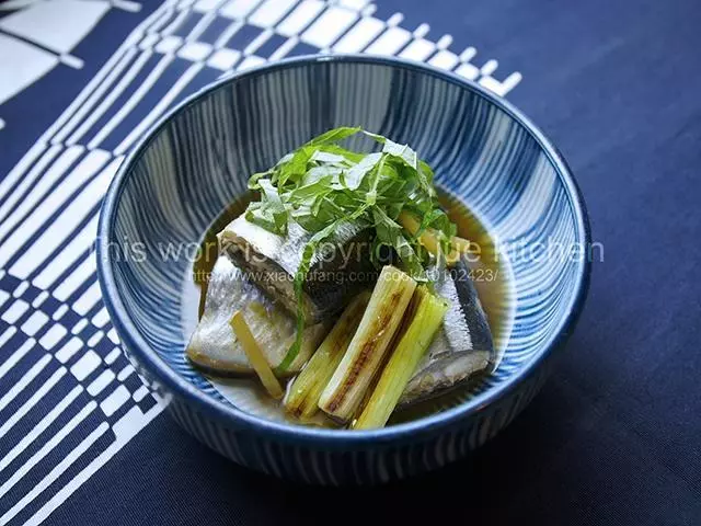 生姜煮秋刀鱼
