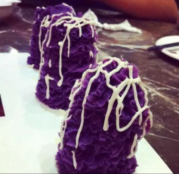 美味营养紫薯泥