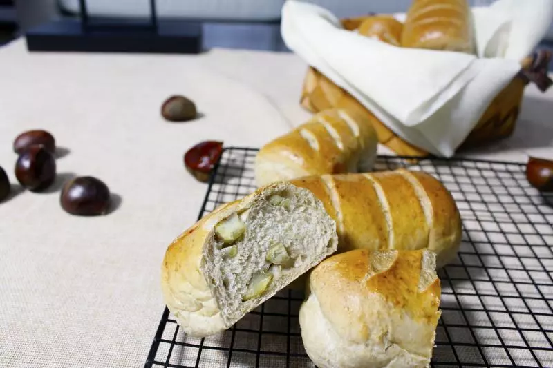 裸麦栗子面包—教你举个好吃的栗子