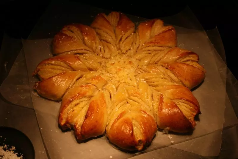 金色椰蓉花朵麵包－中種或湯種