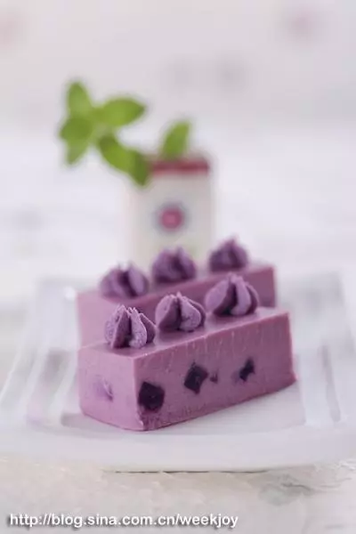 紫薯凍芝士