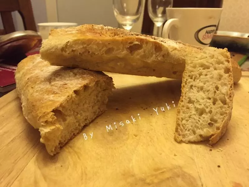 法式乡村面包/蒜香乡村面包（无油无糖）