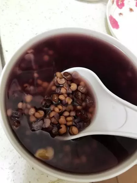 红豆薏米紫薯糖水