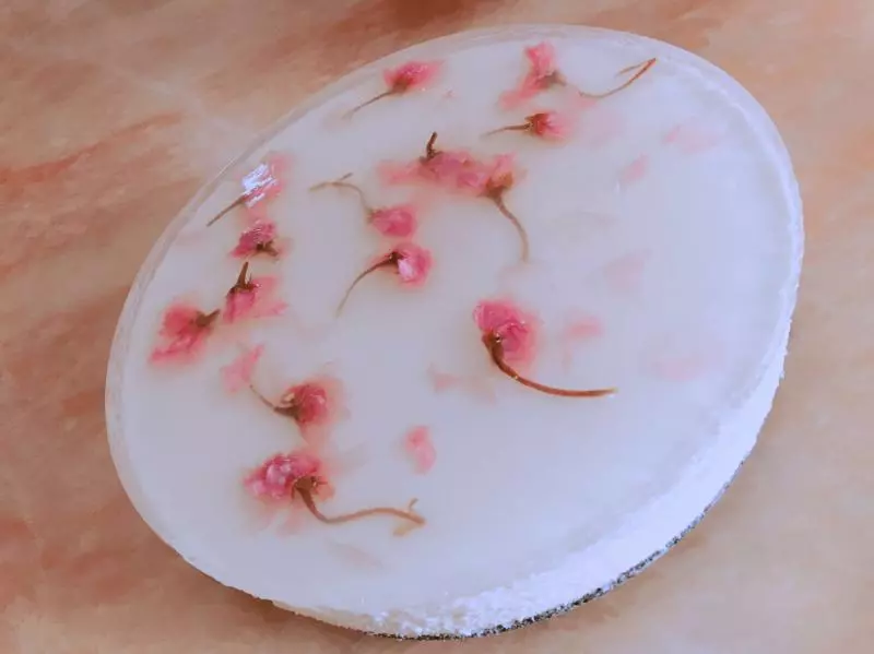樱花酸奶慕斯蛋糕