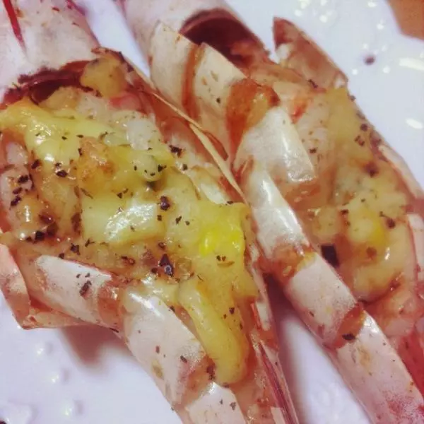 芝士焗酒渍海虾