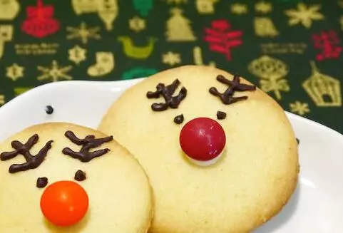 聖誕節-可愛無辜的麋鹿造型餅乾(*/ω＼*)