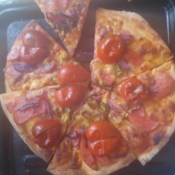 简版火腿芝士披萨