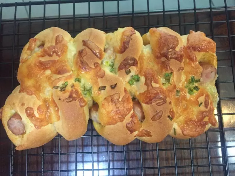 花型火腿麵包4個