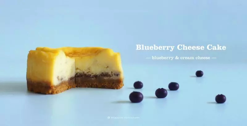 视频【蓝莓泥轻芝士蛋糕】