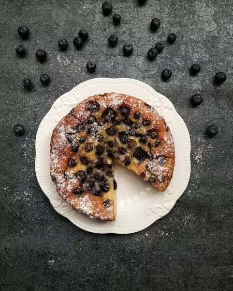 蓝莓克拉芙提（Blueberry Clafoutis）