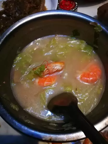 白菜虾汤（老人小孩减肥人士都适合）