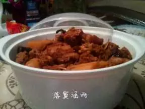 烤麸五花肉烧