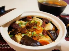 冬菇虾米豆腐煲