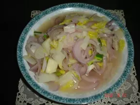 清水洋葱白菜(健康菜系列6)