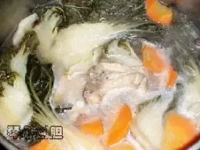 白菜杏仁排骨汤