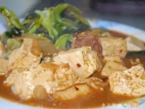 酱豆腐烩油菜