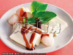 鮮貝蒸豆腐