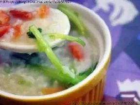 蝦米蔬菜粥