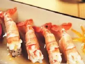 姜片虾卷