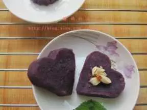 蜂蜜杏仁紫薯