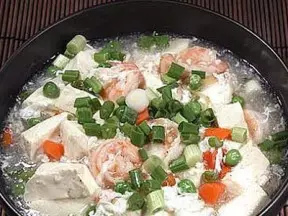 虾仁鲜豆腐