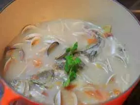 黃魚蛤蜊濃湯