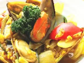 咖喱炒孔雀蛤