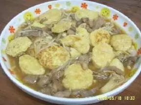 金针菇煨玉子豆腐