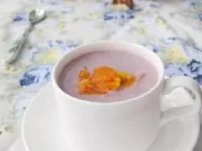 奶香紫薯木瓜羹